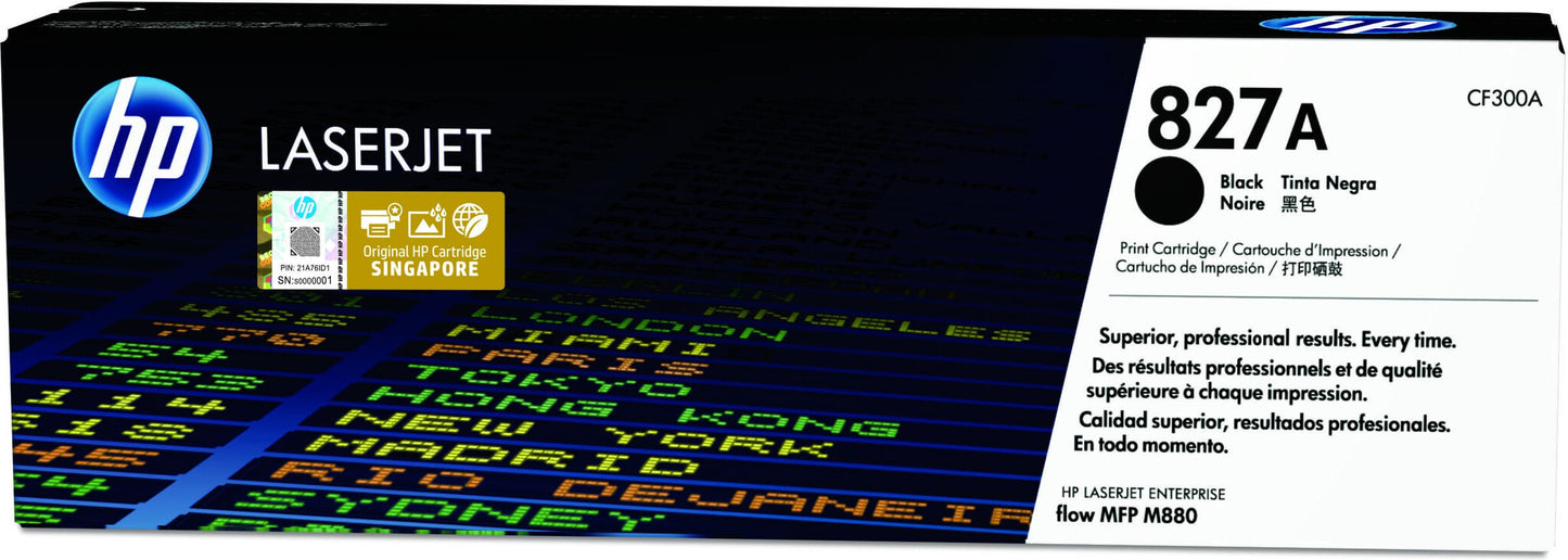 HP 827A Black Original LaserJet Toner Cartridge