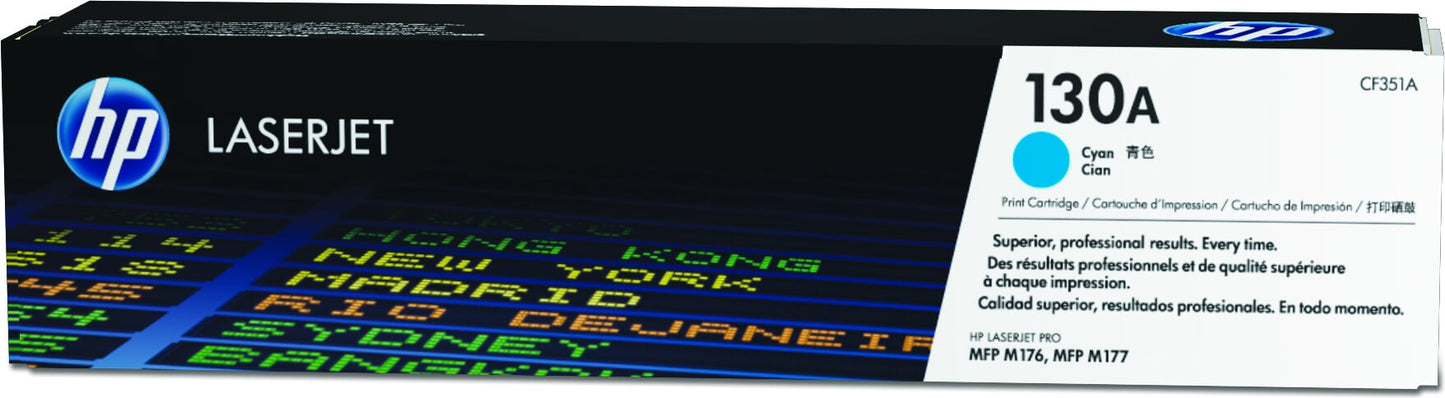 HP 130A Cyan Original LaserJet Toner Cartridge