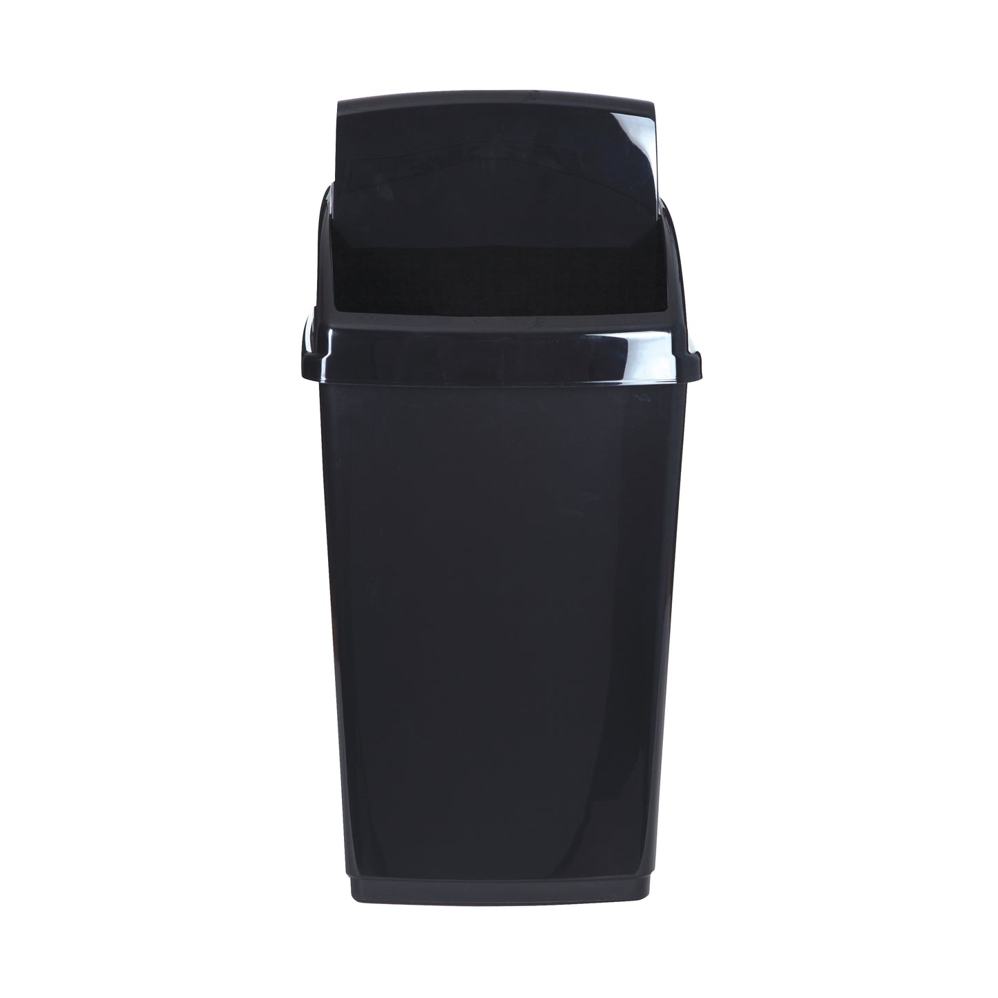 2Work Swing Top Bin 30 Litre Capacity Black 2W810011