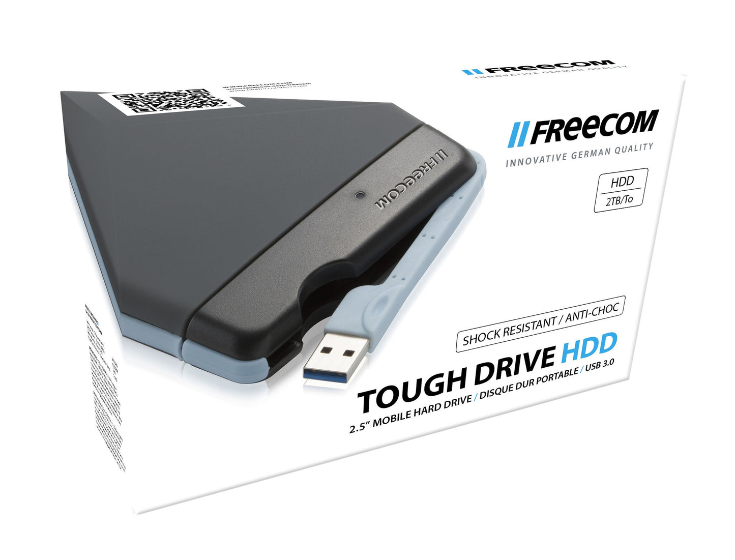 Freecom Tough Drive external hard drive 2 TB Grey