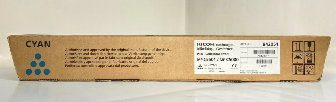 Ricoh 842051 toner cartridge 1 pc(s) Original Cyan