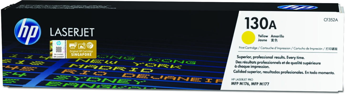 HP 130A Yellow Original LaserJet Toner Cartridge