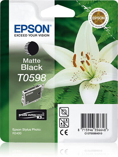 Epson Lily Singlepack Matte Black T0598 UltraChrome K3