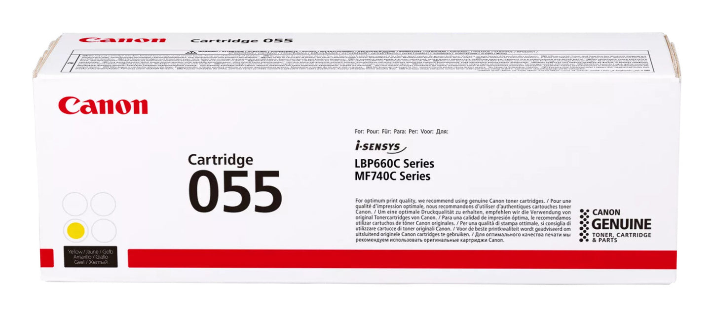 Canon 055 toner cartridge 1 pc(s) Original Yellow