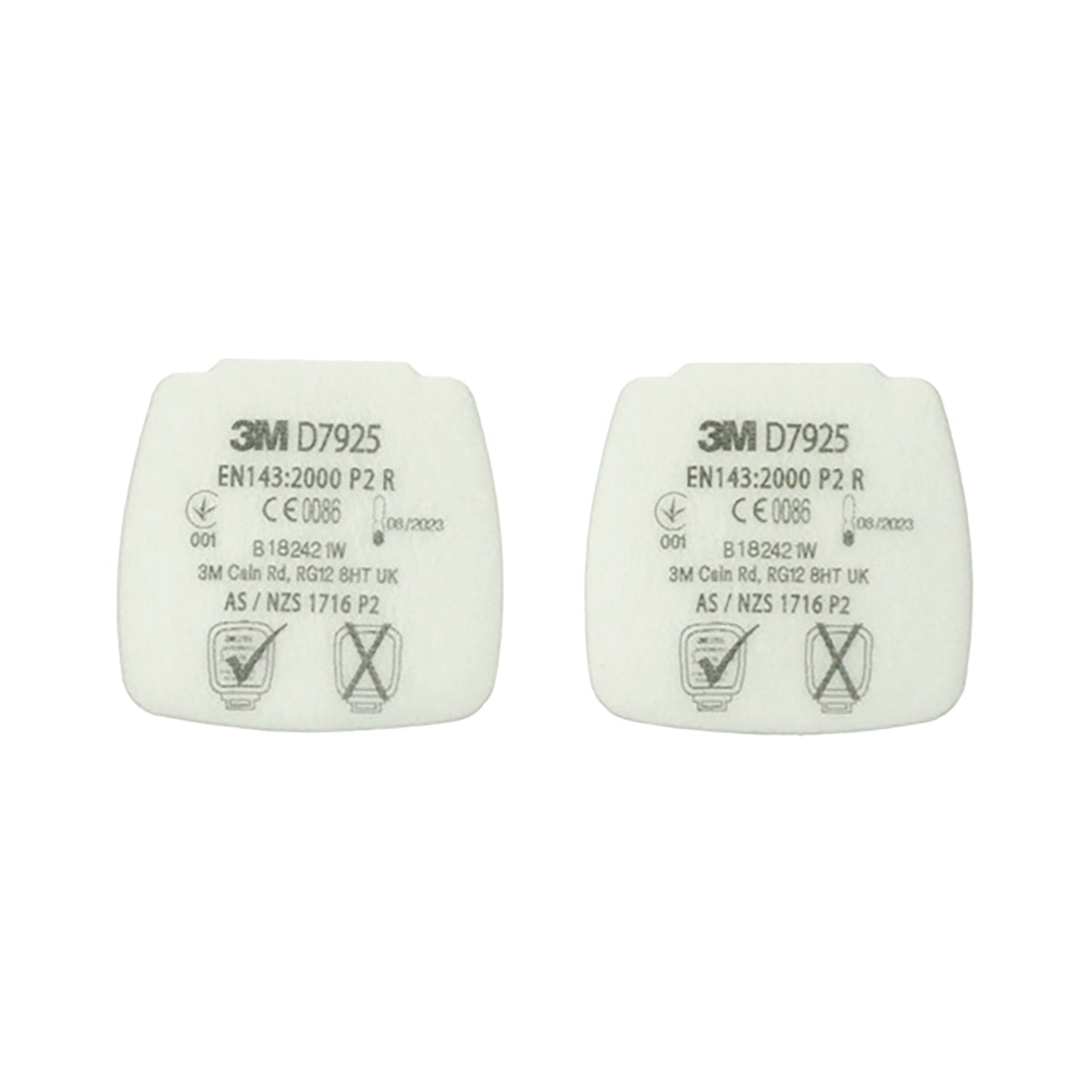 3M D7925 respirator accessory Particulate filter 4 pc(s)