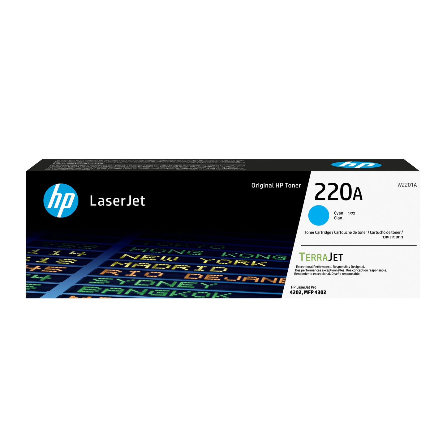 HP 220A Cyan Original LaserJet Toner Cartridge