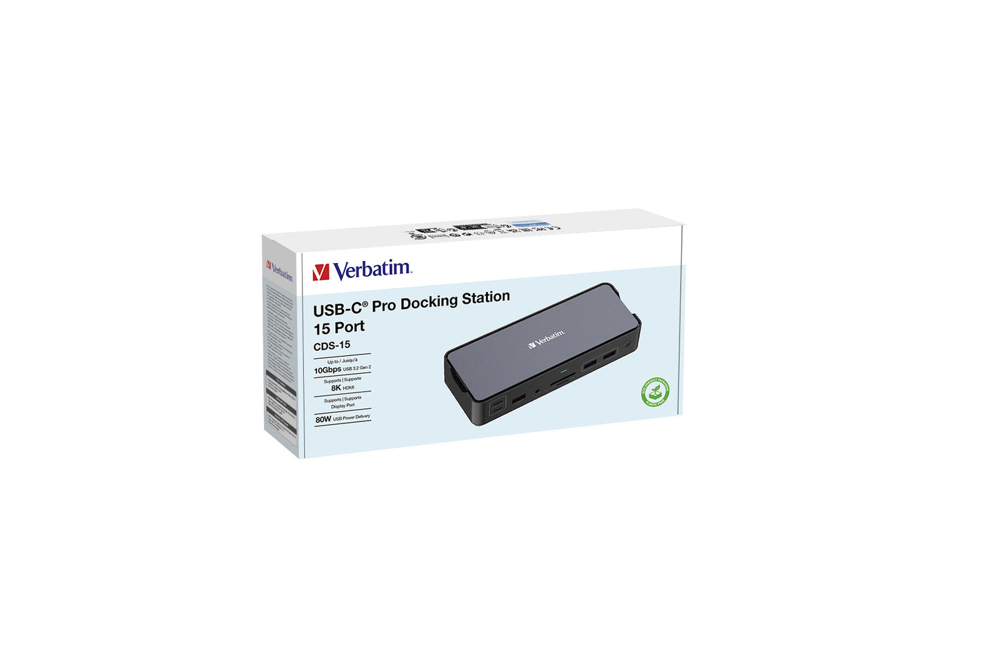 Verbatim CDS-15 Wired USB 3.2 Gen 1 (3.1 Gen 1) Type-C Black, Grey
