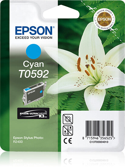 Epson Lily Singlepack Cyan T0592 Ultra Chrome K3