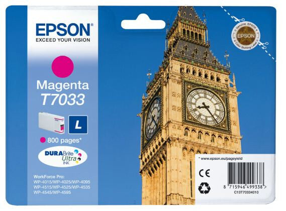 Epson Big Ben Ink Cartridge L Magenta C13T70334010