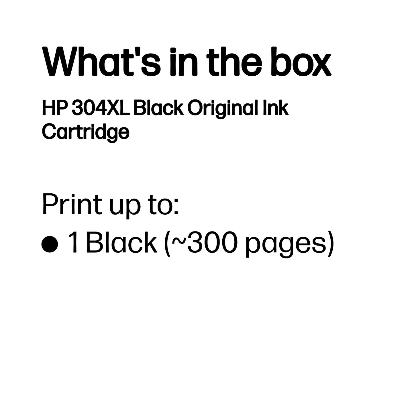 HP 304XL Black Original Ink Cartridge