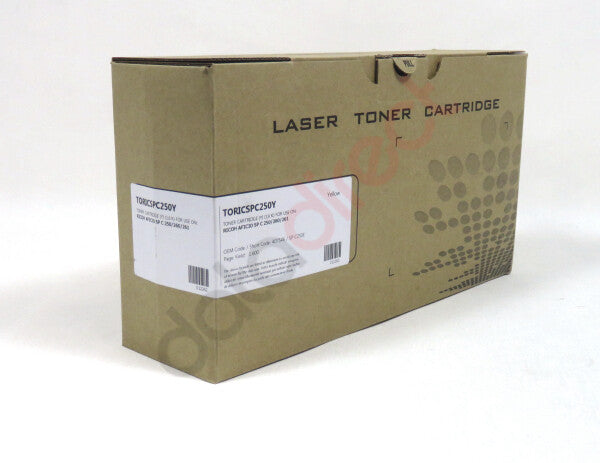 Data Direct Ricoh Spc250 260 261 Toner Yellow Reman 407546