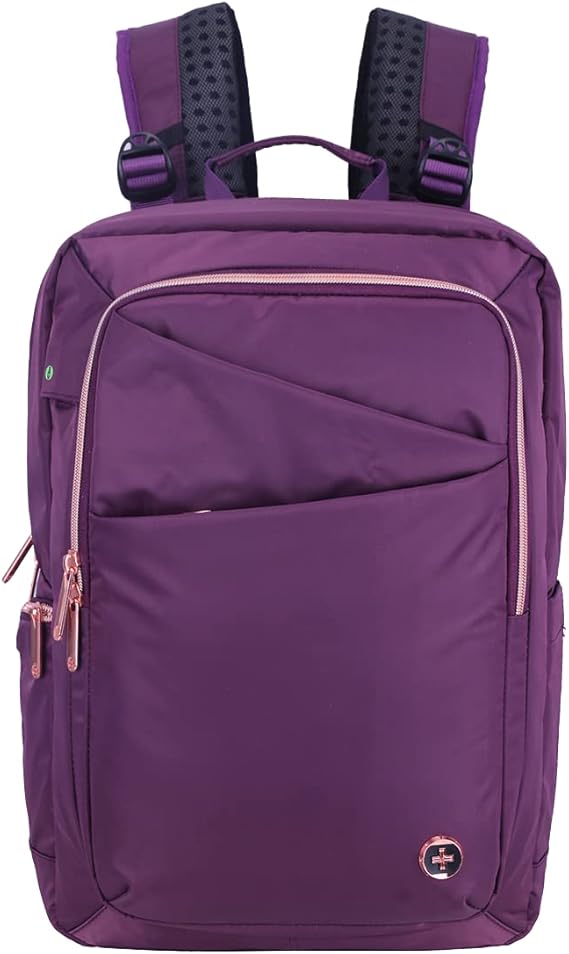 Swissdigital Osiris Backpack Purple with Massage function