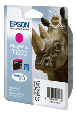 Epson Rhino Singlepack Magenta T1003 DURABrite Ultra Ink