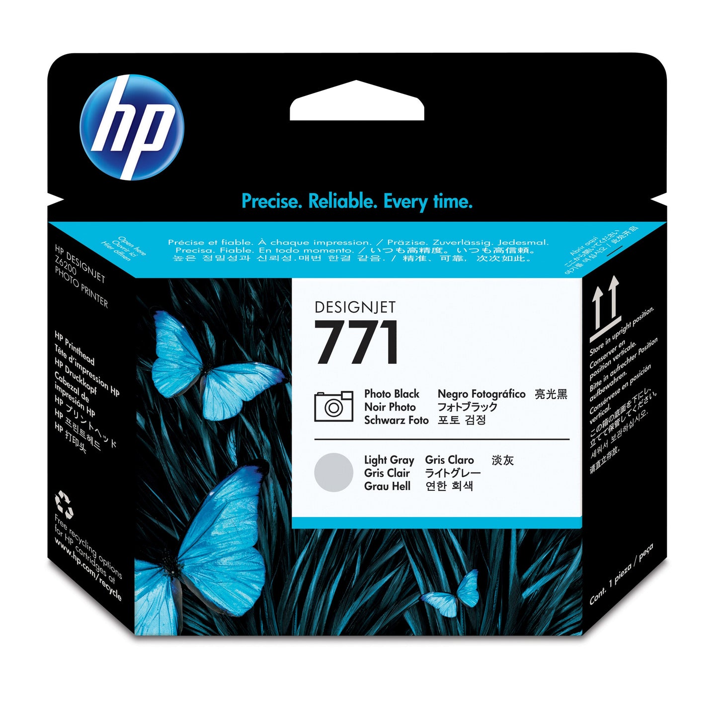 HP 771 Photo Black/Light Gray DesignJet Printhead print head Inkjet