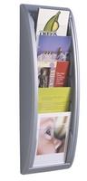 Fast Paper Quick Fit System Wall Display 5xA5 Silver 4063.35