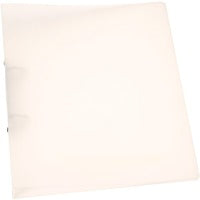 Q-Connect 2 Ring Binder Frosted A4 Clear (25mm capacity and has a spine label) KF02487
