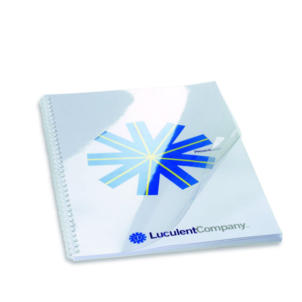 GBC Binding Cover HiClear PVC A4 250 Micron Super Clear