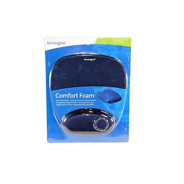Kensington Foam Mouse Pad with Integrated Wrist Support - Blue