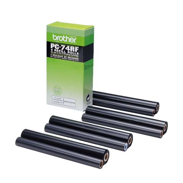 Brother PC-74RF fax supply Fax ribbon 144 pages Black 4 pc(s)