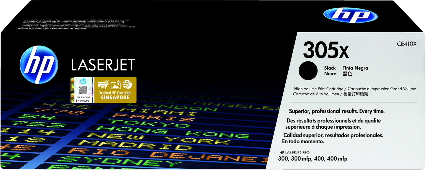 HP 305X High Yield Black Original LaserJet Toner Cartridge