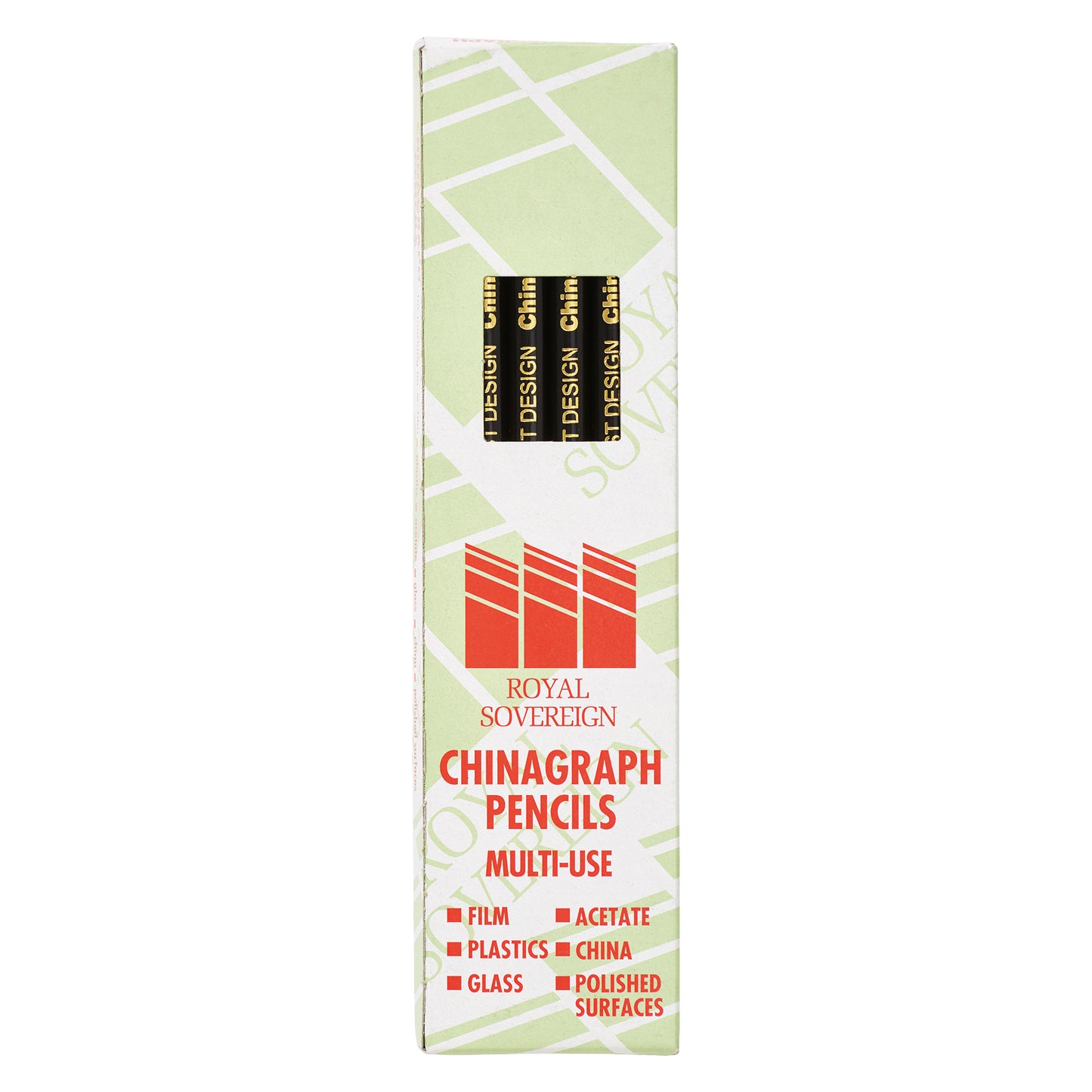 West Design Chinagraph Marking Pencil Black (Pack of 12) RS525653