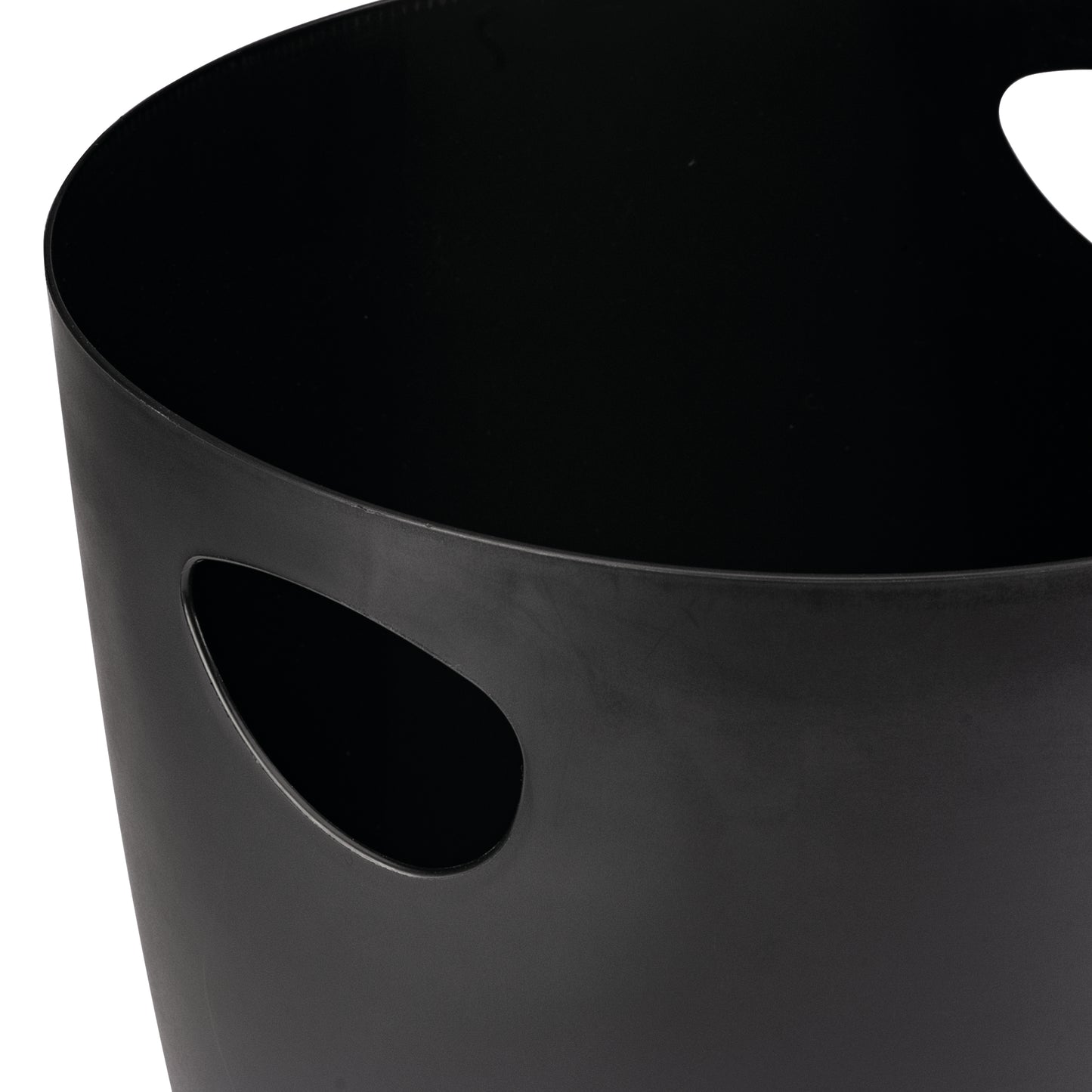 Contour Ergonomics Waste Paper Bin Black CE06113