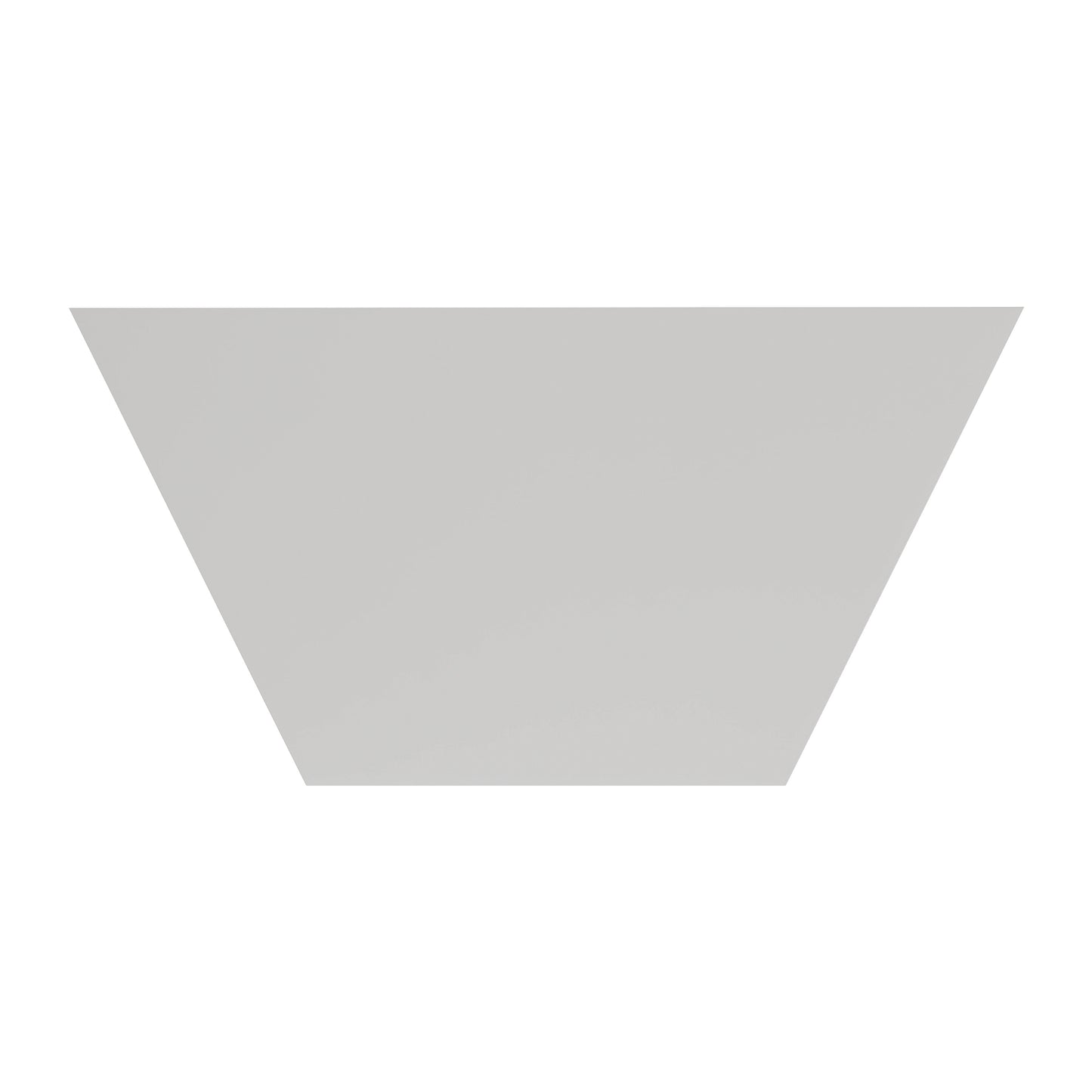 Jemini Trapezoidal Multipurpose Table 1600x800x730mm White KF79036