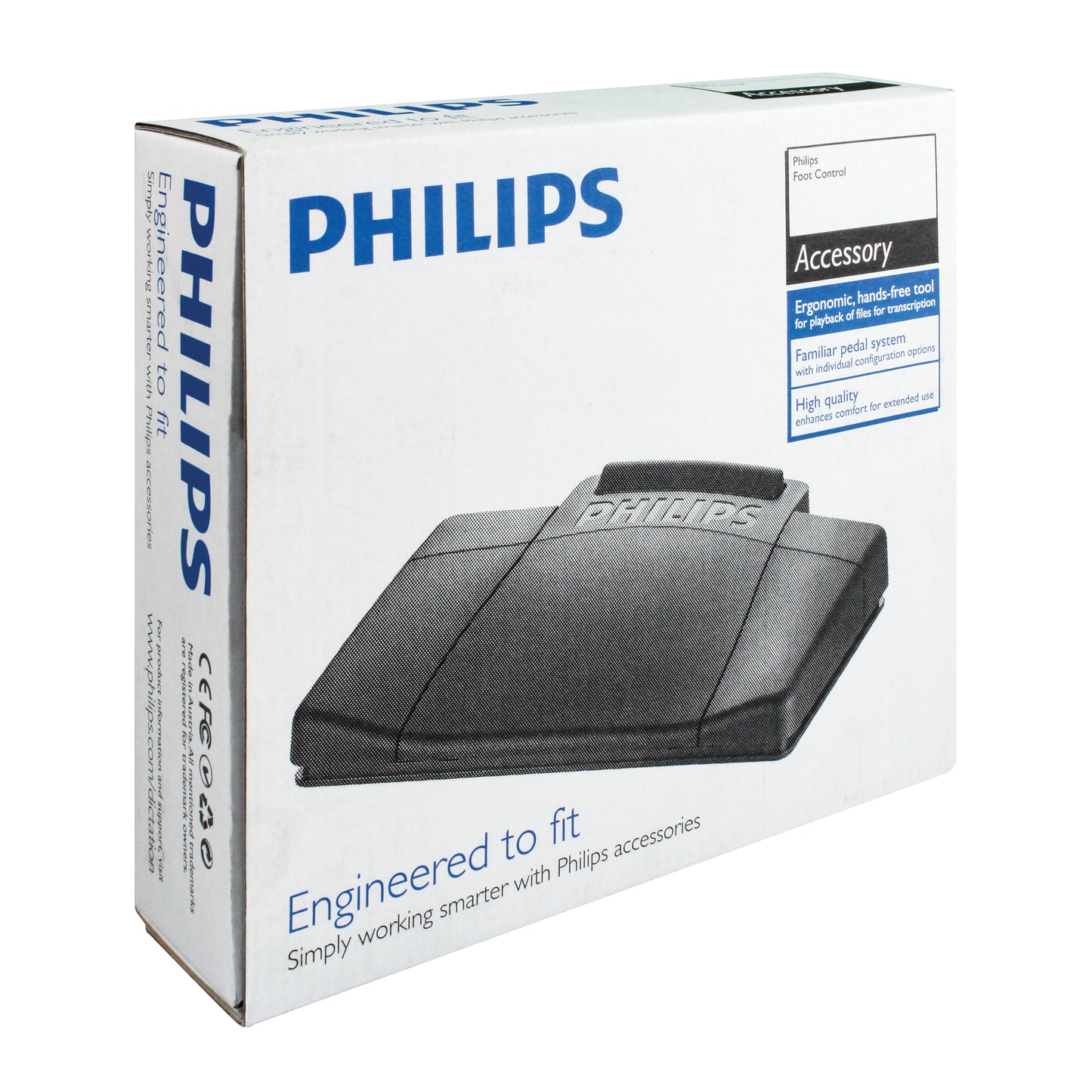 Philips Black Analogue Dictation Foot Control LFH2210/00