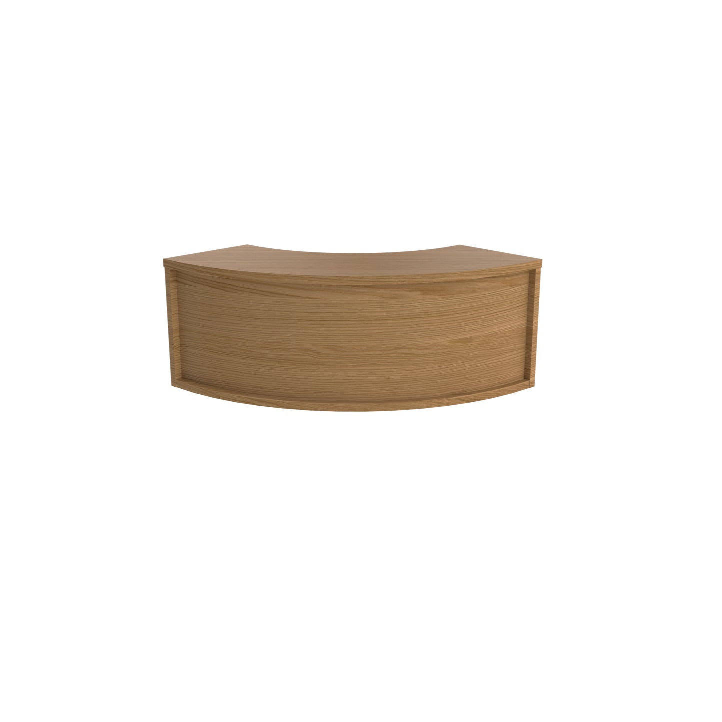 Jemini Reception Modular Corner Riser Units 800x800x400mm Nova Oak KF79883