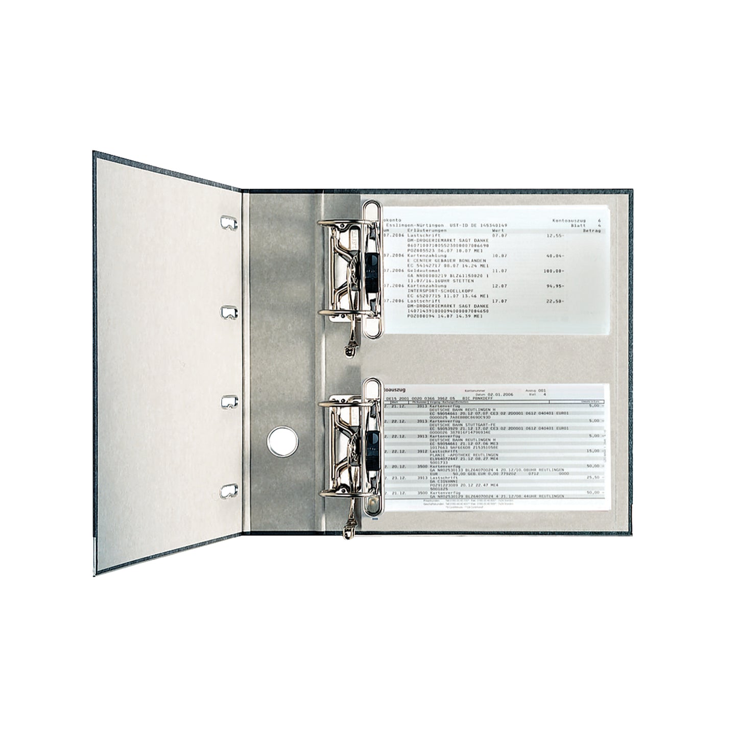 Leitz Double Mechanism Lever Arch File Classic Marbled