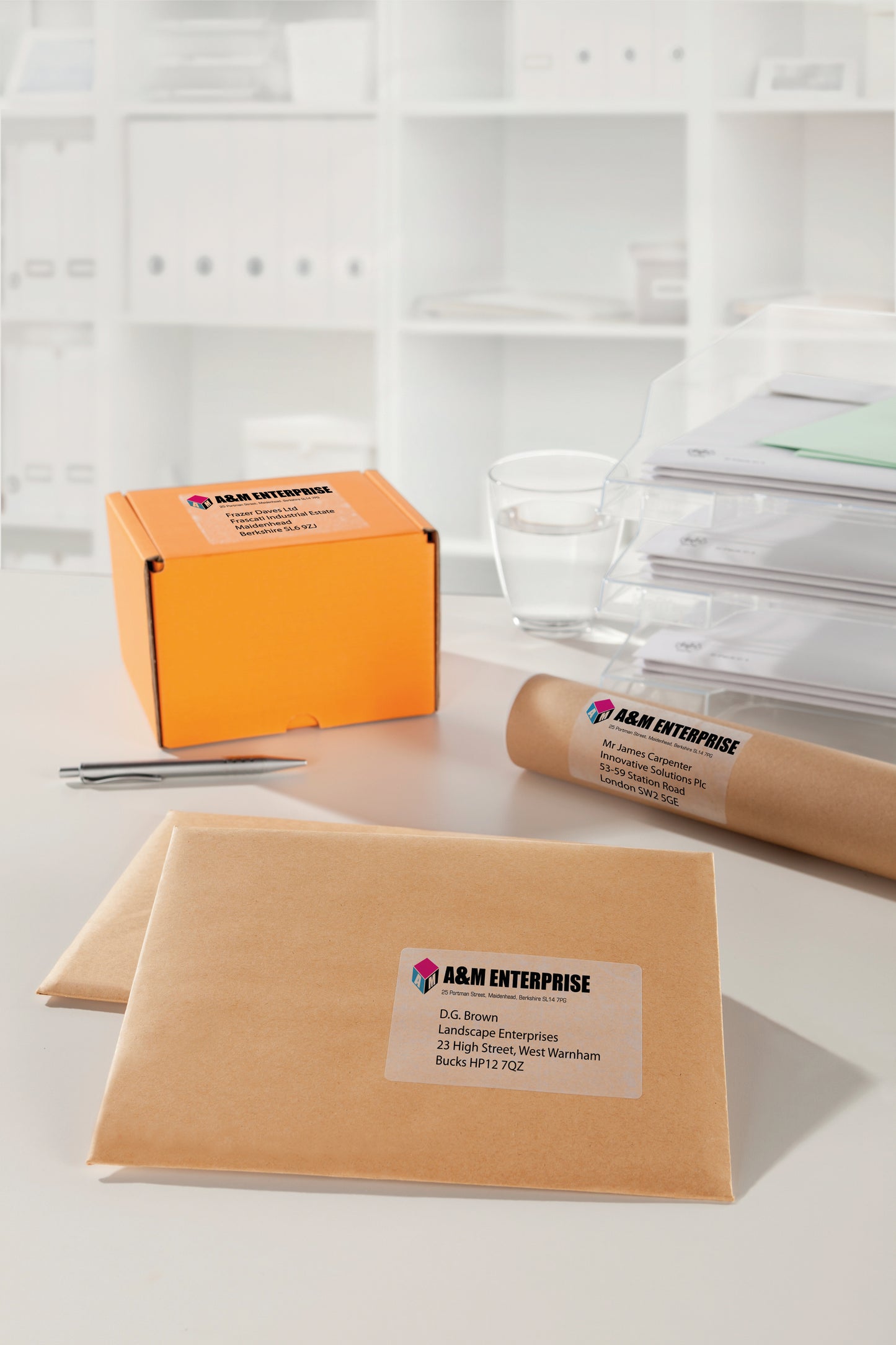 Avery Laser Label 99.1x67.7mm 8 Per Sheet Clear (Pack of 200) L7565-25