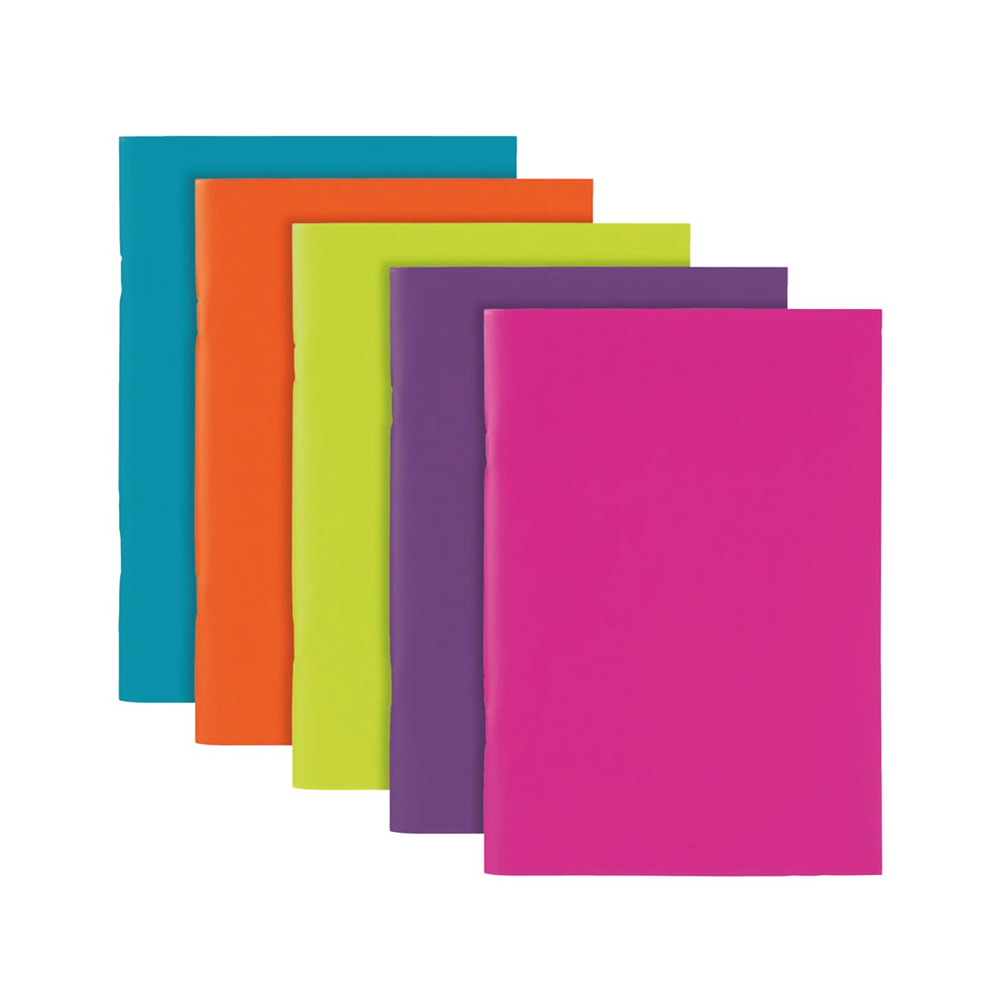 Polypropylene Covered Notebooks A5 40 Sheets Assorted (Pack of 10) 301746