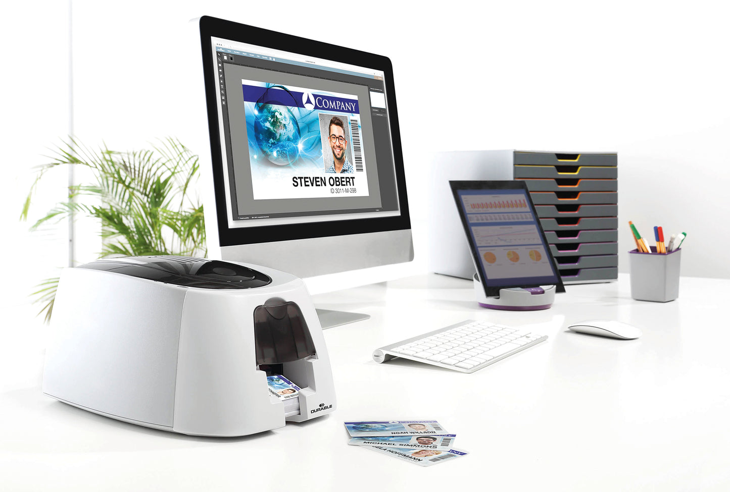 Durable Duracard ID 300 Name Badge Printer 891065