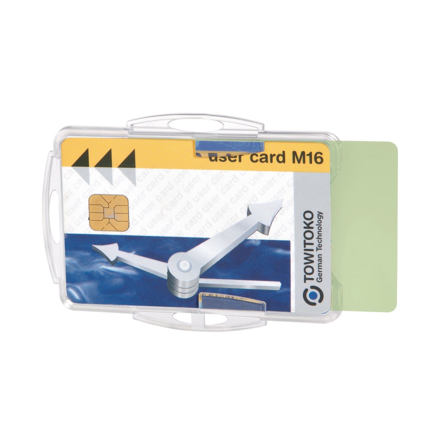 Durable Dual Security Pass Holder 54x85mm for 2 ID Passes Clear (Pack of 10) 891919