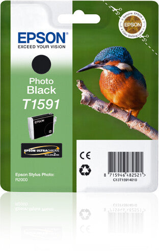 Epson T1591 Photo Black Ink Cartridges