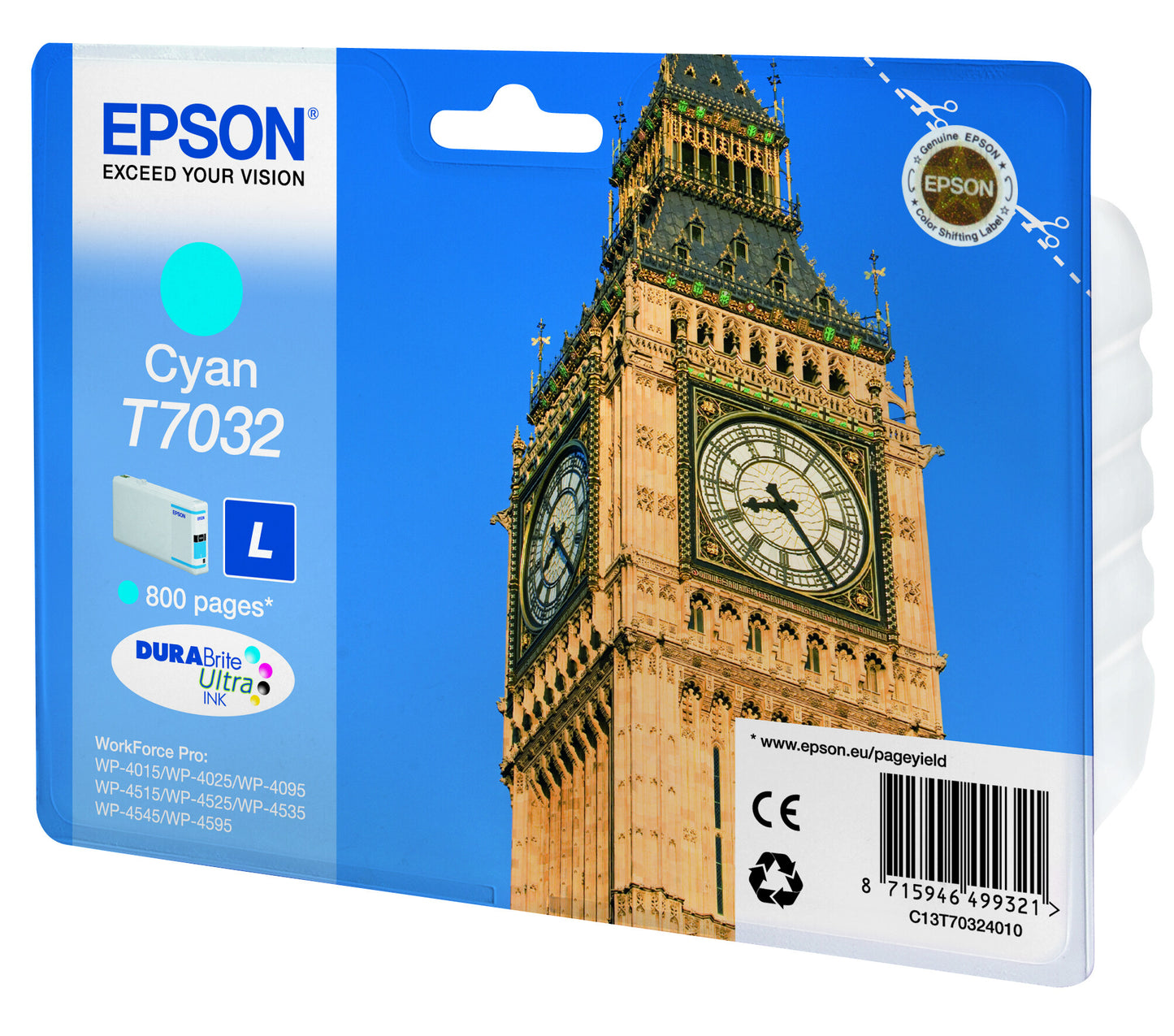 Epson Big Ben Ink Cartridge L Cyan 0.8k