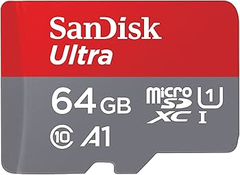 64GB SanDisk Ultra microSDXC+ SD Adapter 120MB/s