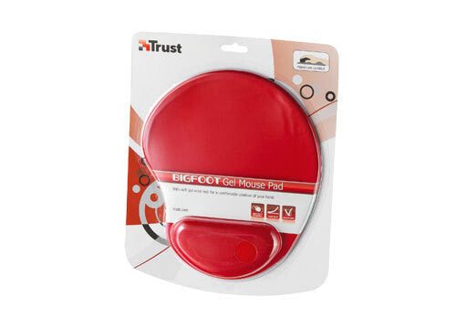 Trust Bigfoot Gel Mouse Pad Red
