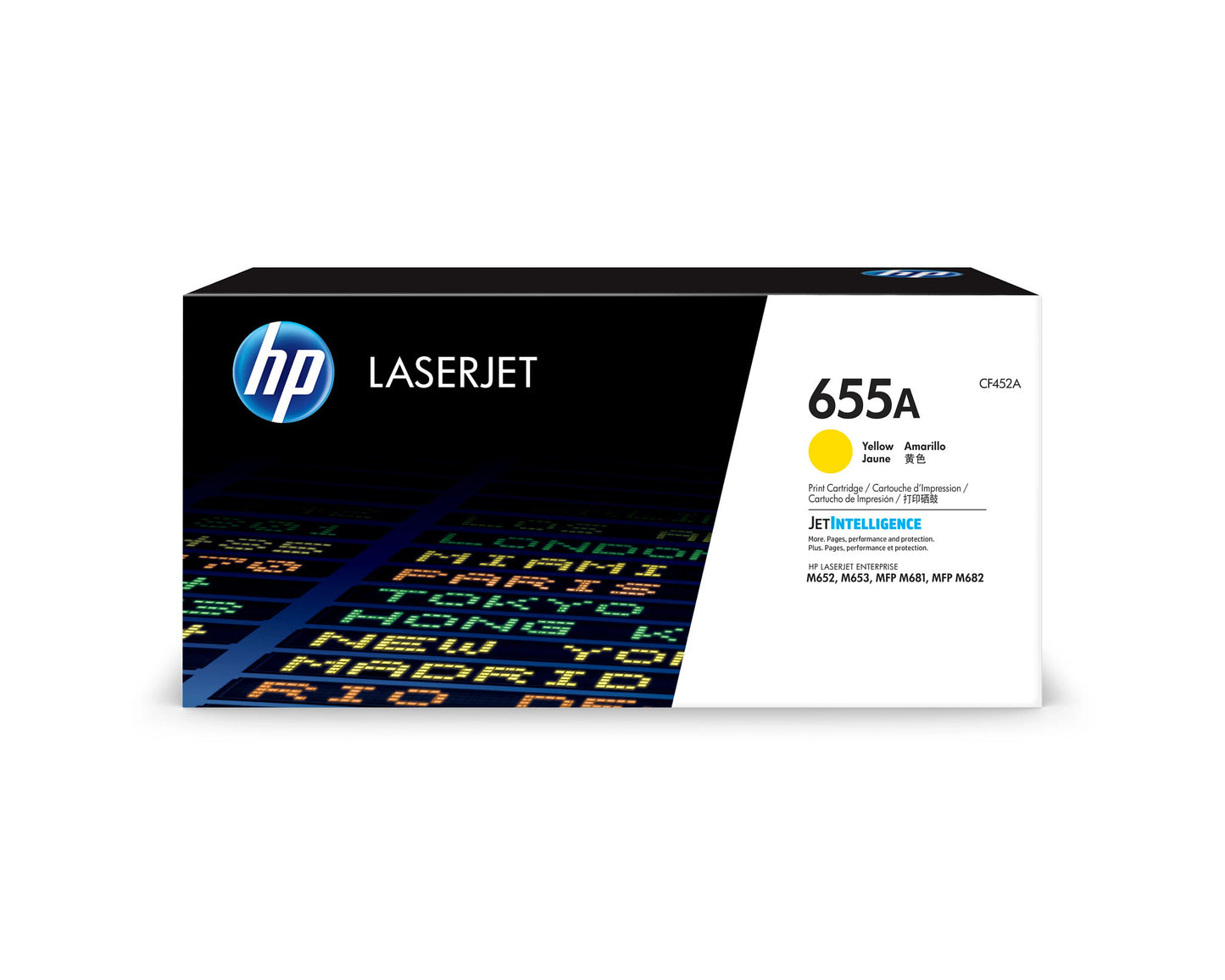 HP 655A Yellow Original LaserJet Toner Cartridge