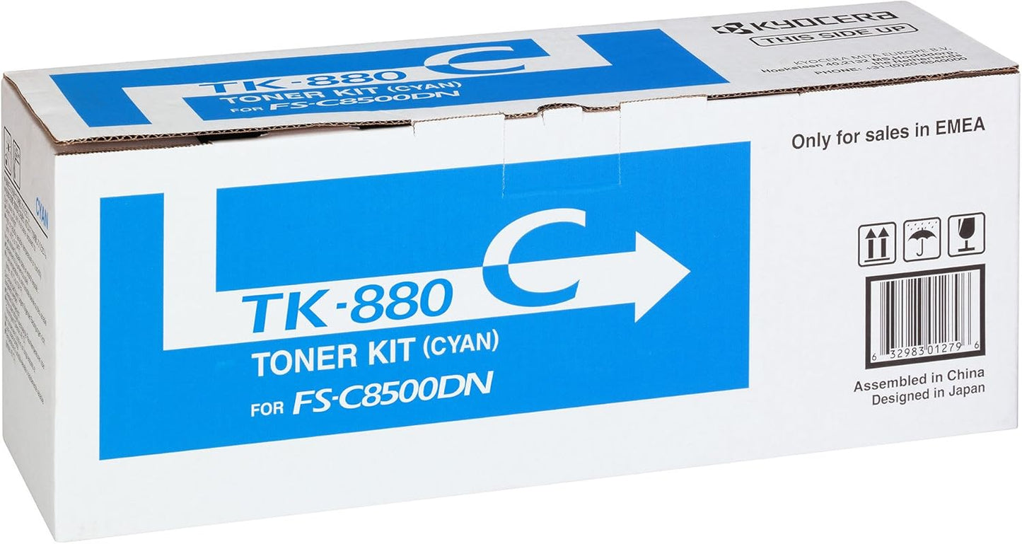 KYOCERA TK-880C toner cartridge 1 pc(s) Original Cyan
