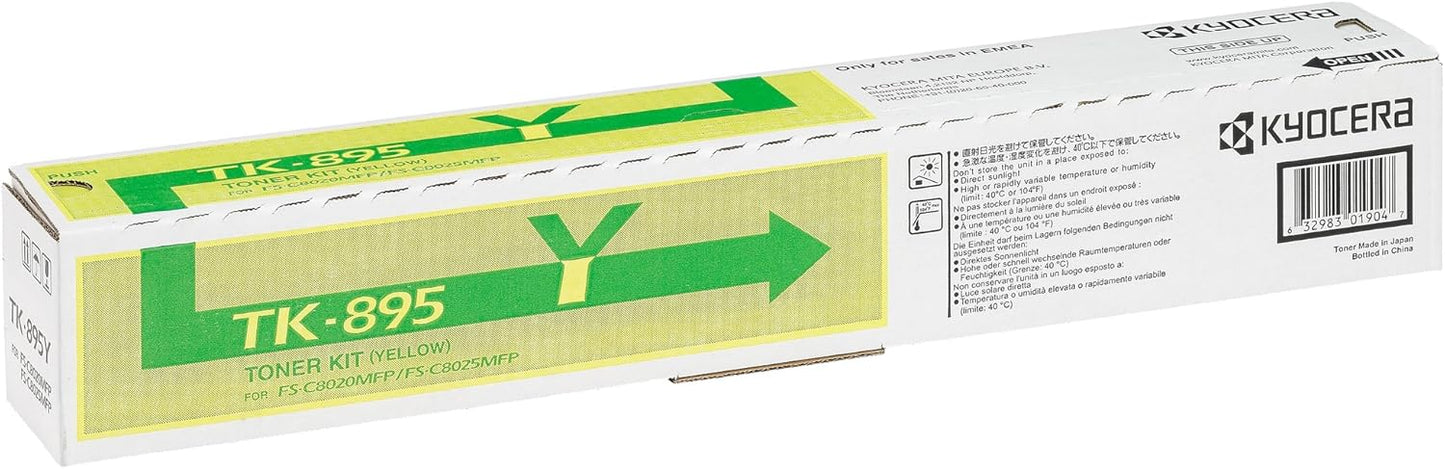 KYOCERA TK-895Y toner cartridge 1 pc(s) Original Yellow
