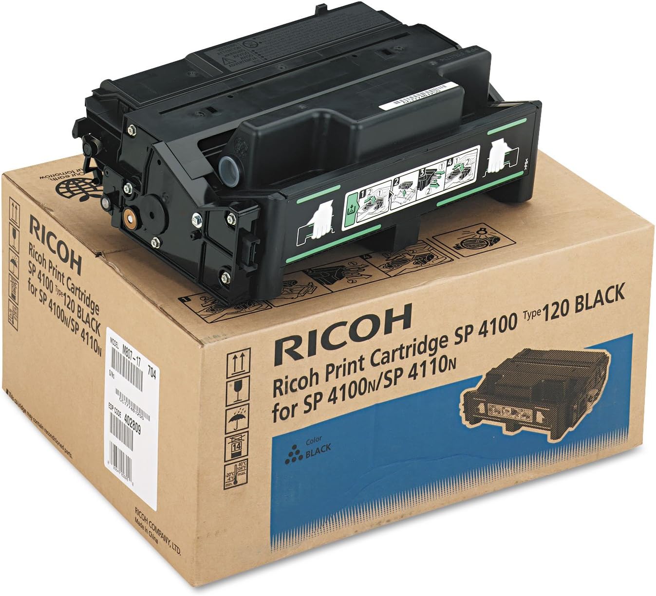 Ricoh Cartrige Type 120 Black ink cartridge Original