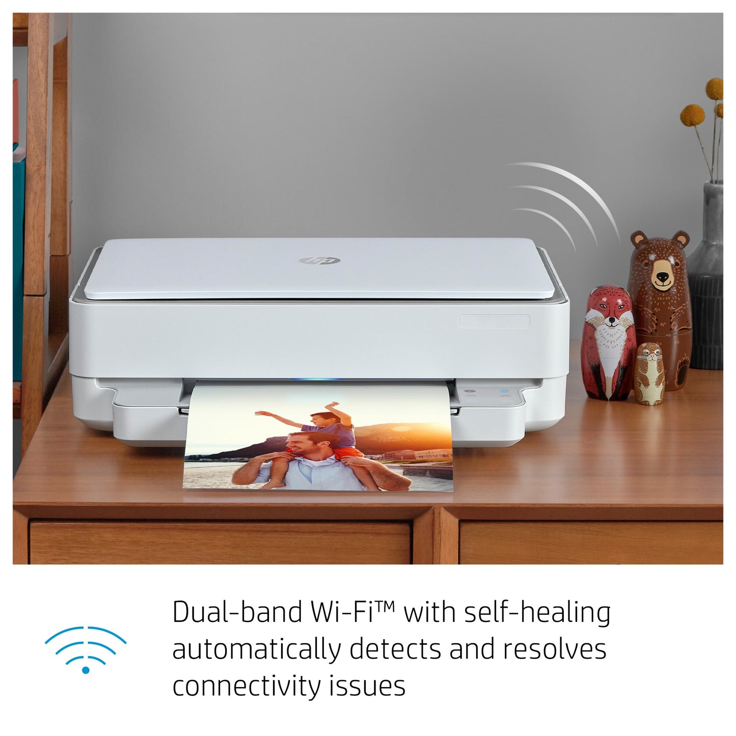 HP ENVY 6020e Wireless All-in-One Color Printer, Instant Ink; Copier, Scanner
