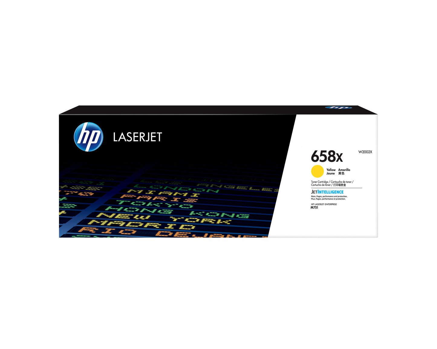 HP 658X High Yield Yellow Original LaserJet Toner Cartridge
