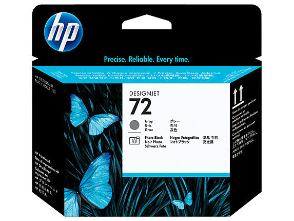 HP 72 Gray and Photo Black DesignJet Printhead