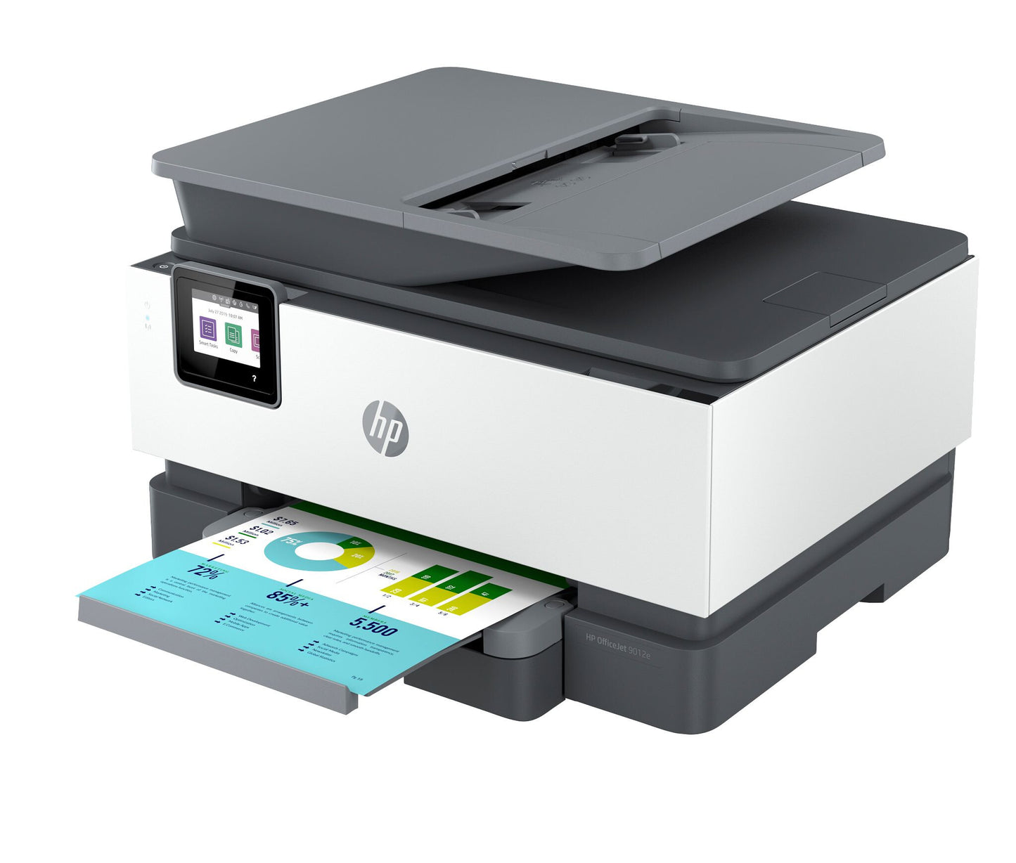 HP OfficeJet Pro 9012e Wireless All-in-One Color Printer, Instant Ink; Two-sided printing