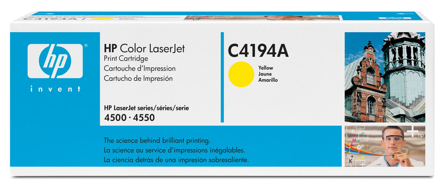 HP Color LaserJet C4194A Yellow Original toner cartridge 1 pc(s)