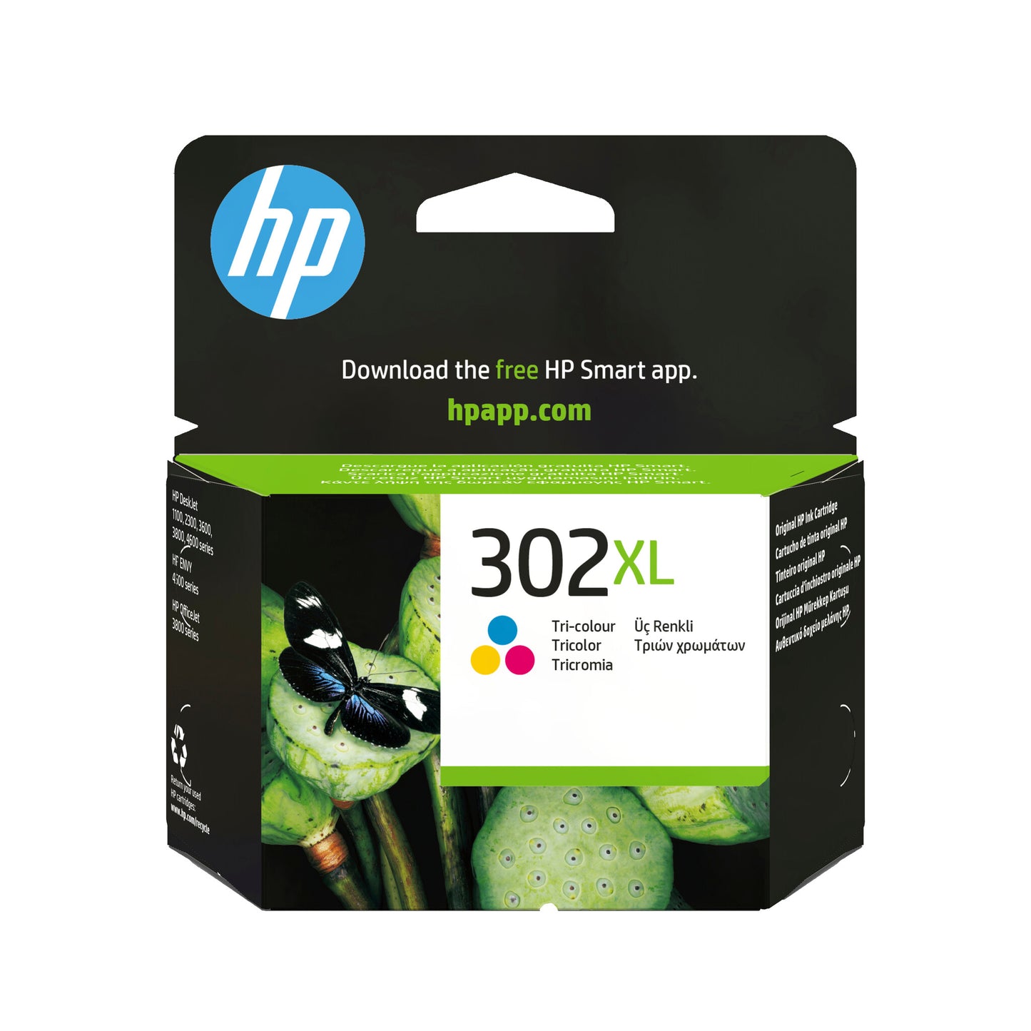 HP 302XL High Yield Tri-color Original Ink Cartridge
