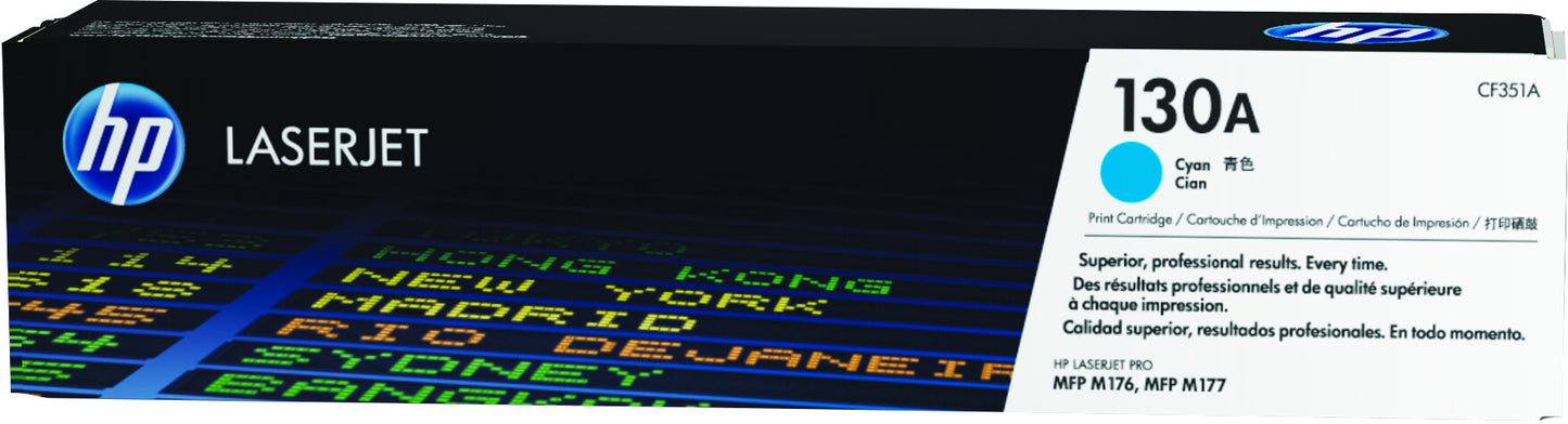 HP 130A Cyan Original LaserJet Toner Cartridge