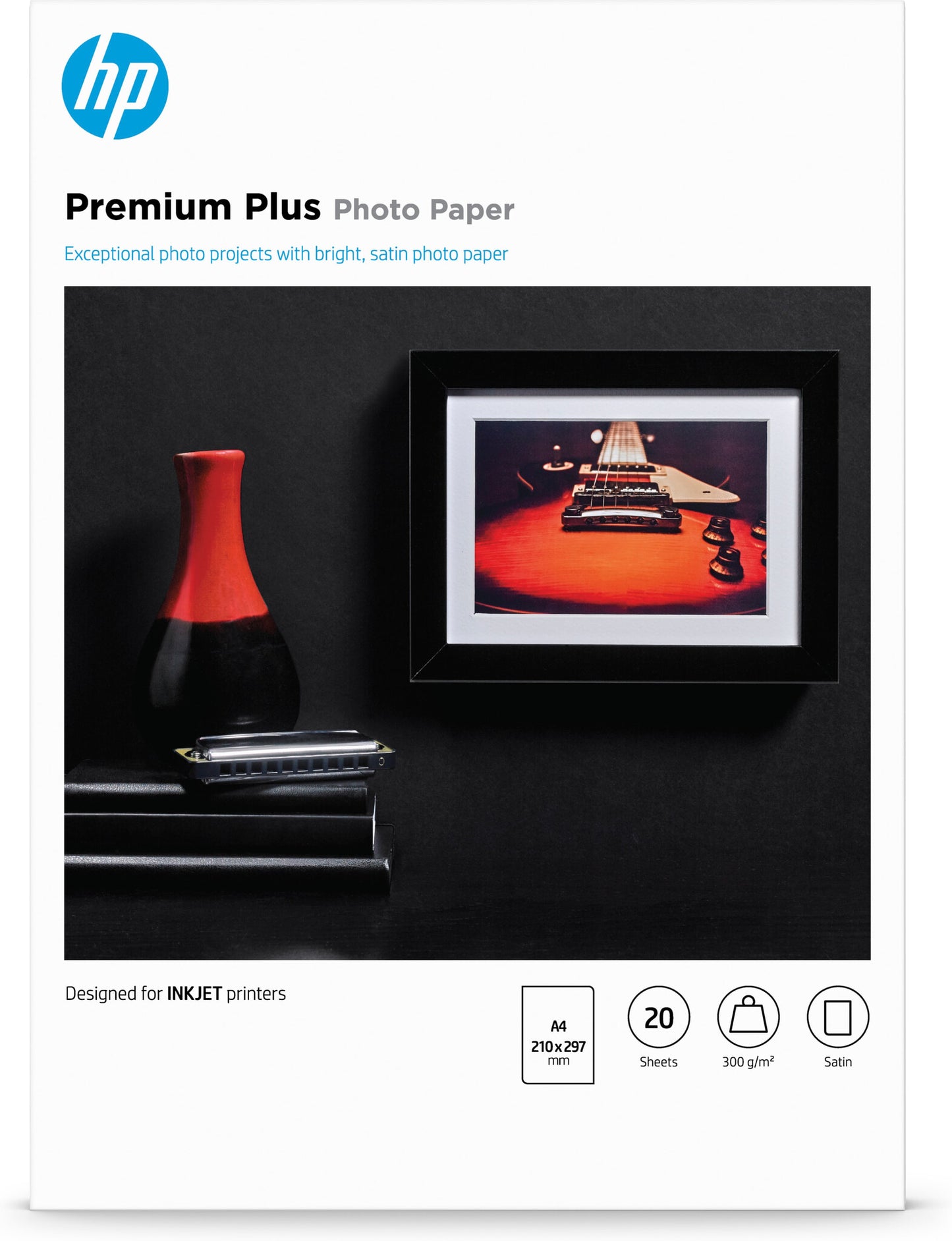 HP Premium Plus Semi-gloss Photo Paper-20 sht/A4/210 x 297 mm